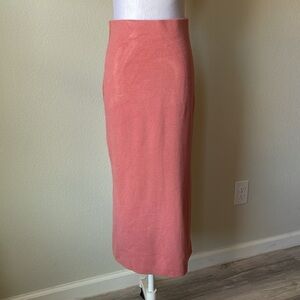 House of Harlow 1960 peach knit maxi skirt size small